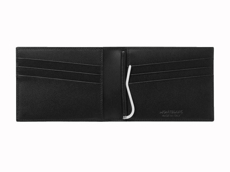 WALLET 6CC BLACK WITH MONEY CLIP SARTORIAL MONTBLANC 128576